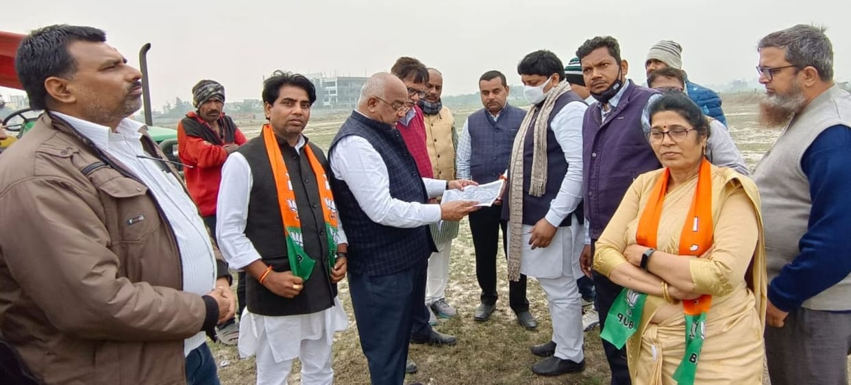 Kanpur Dehat : Prime Minister's election public meeting will be held in Shahzadpur ground, preparations intensify