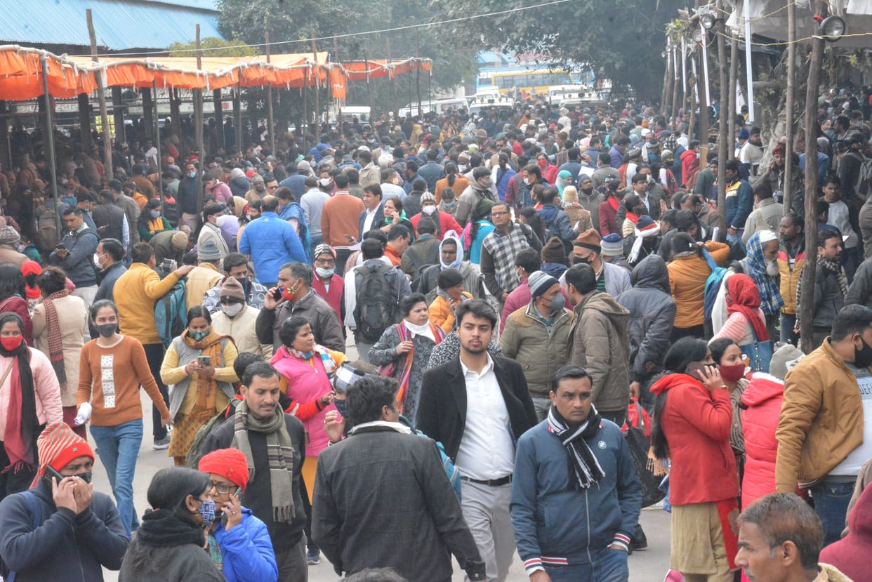 Polling parties left for the great festival