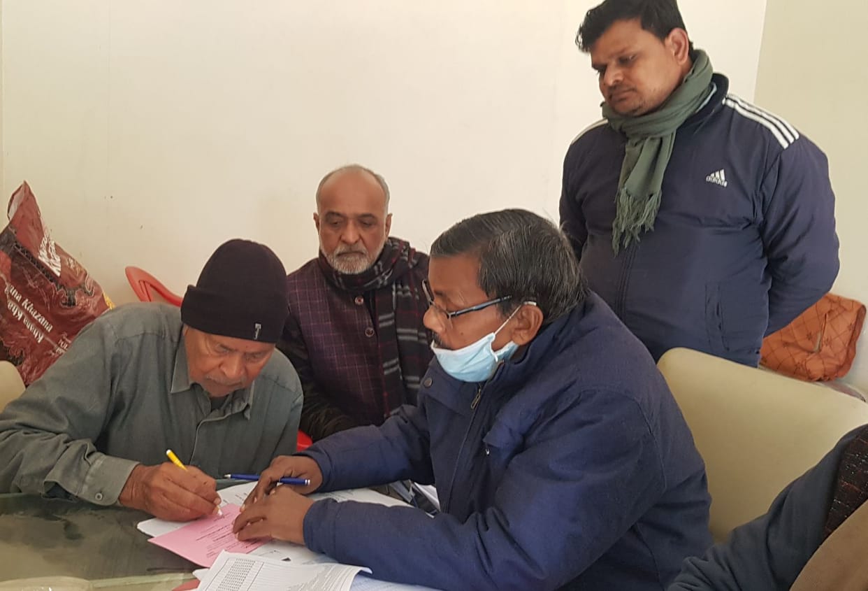244 Divyang and Elderly voted sitting at home