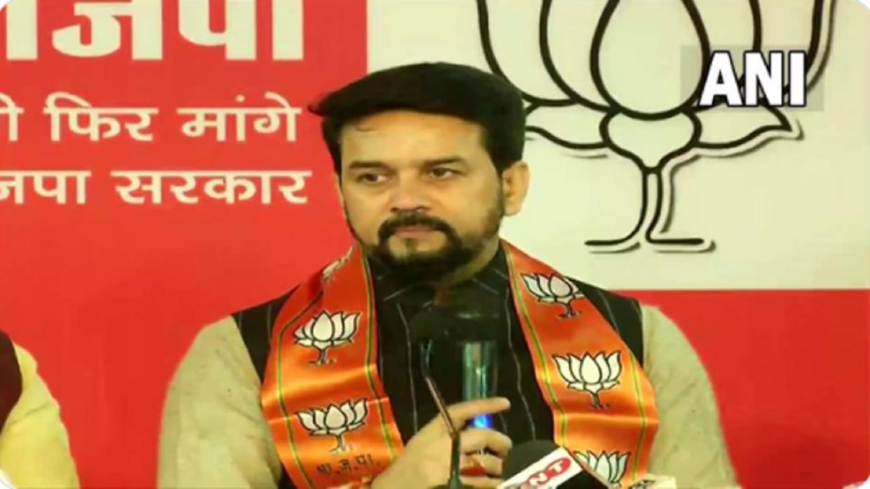 Anurag Thakur said, people have killed SP, Akhilesh started saying EVM unfaithful, BJP government in UP will be formed from MY factor