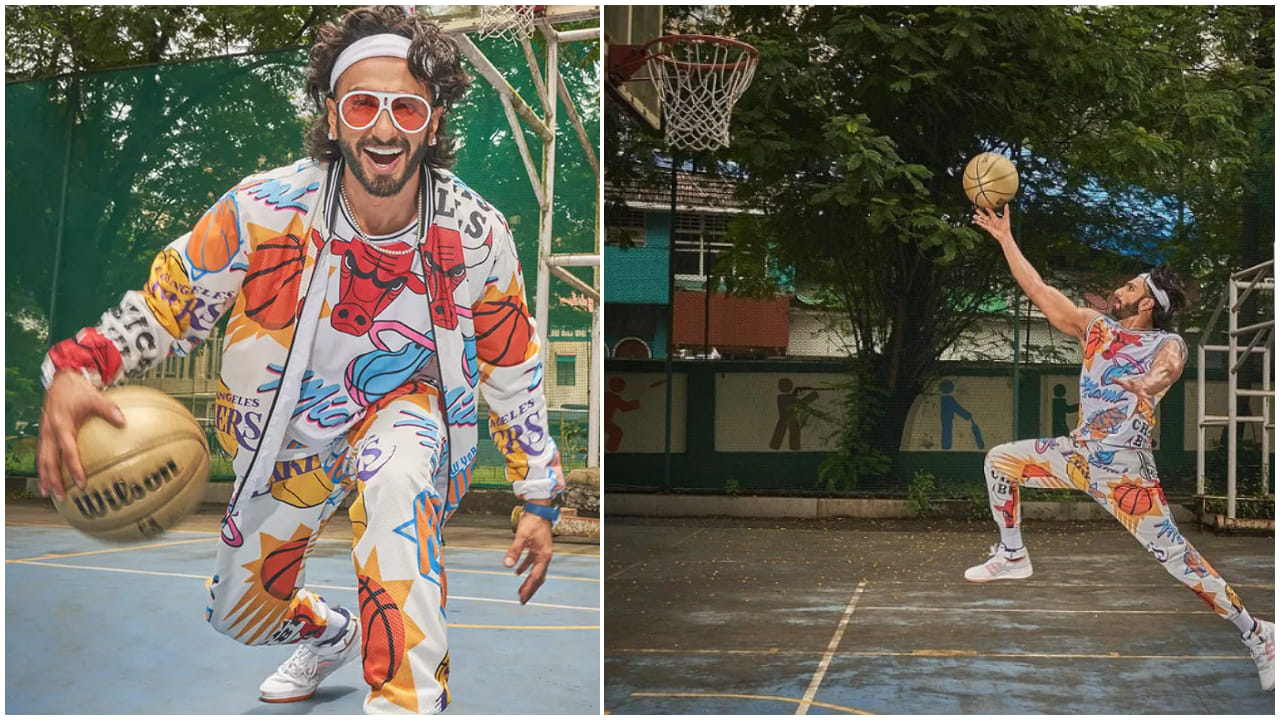 Social media: Fan made Ranveer Singh face with five different expressions on his back the surprised actor hugged him