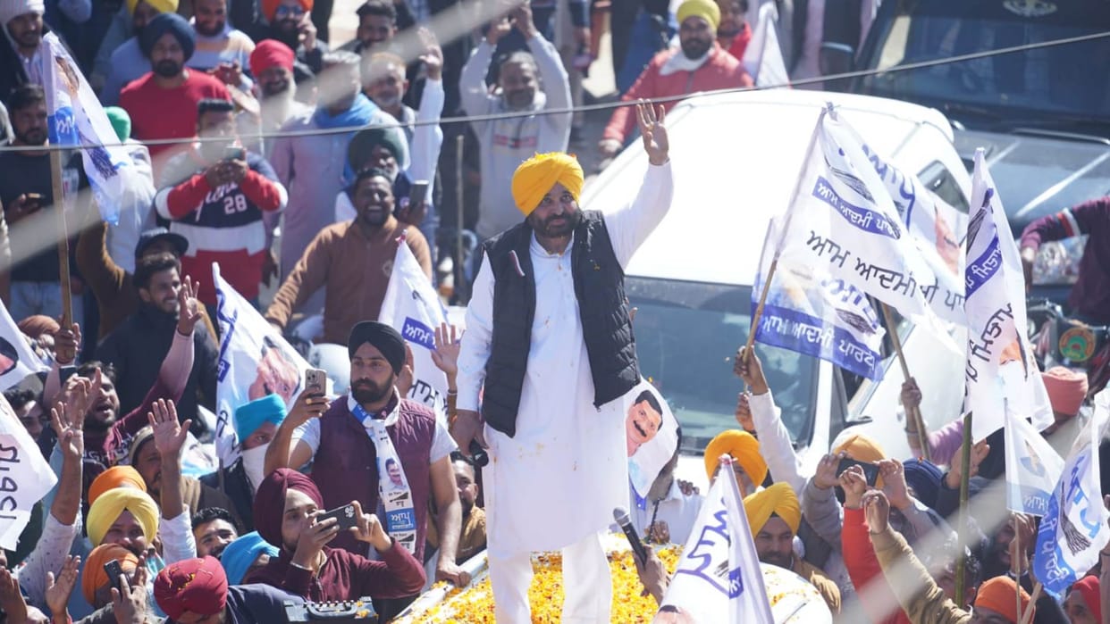 Two factions clashed during Bhagwant Mann roadshow in Amritsar