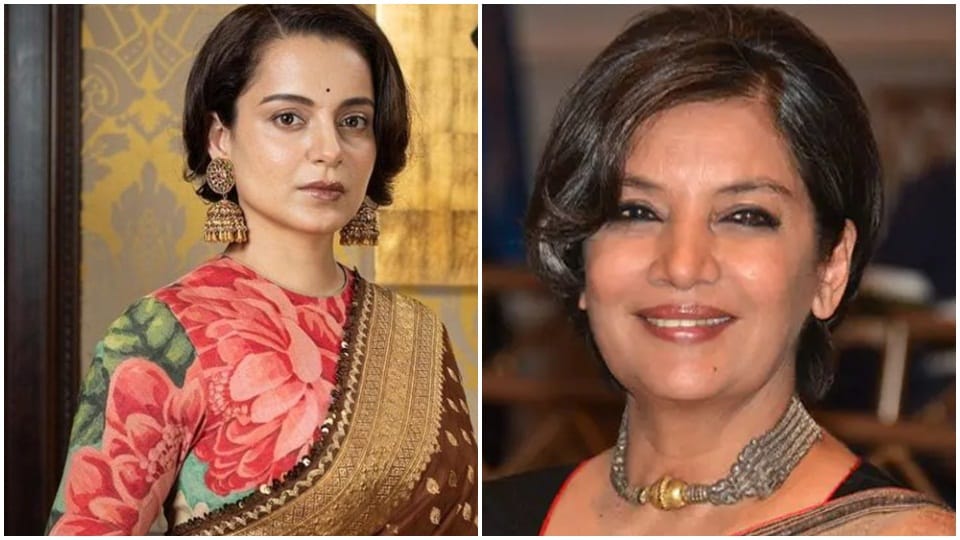 karnataka hijab controvery: shabana azmi reacts on kangana ranaut comment on hijab row