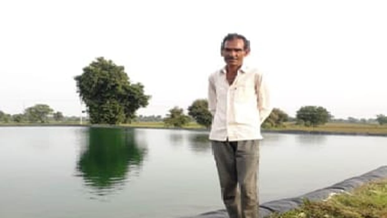 Sehore: Polythene pond became the support of farmers, irrigating the fields by collecting rain water