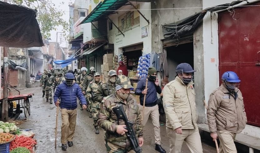109 companies of paramilitary force reached the district