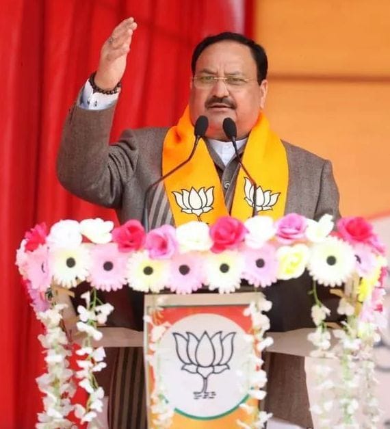 Nadda was filled with enthusiasm by calling Sitapur the land of heroes