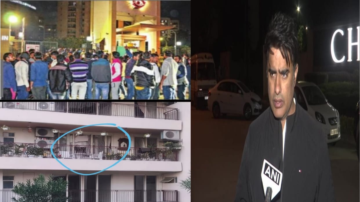Gurugram MLA rakesh says Action will be taken againt builder in Gurugram apartment's roof collapse case