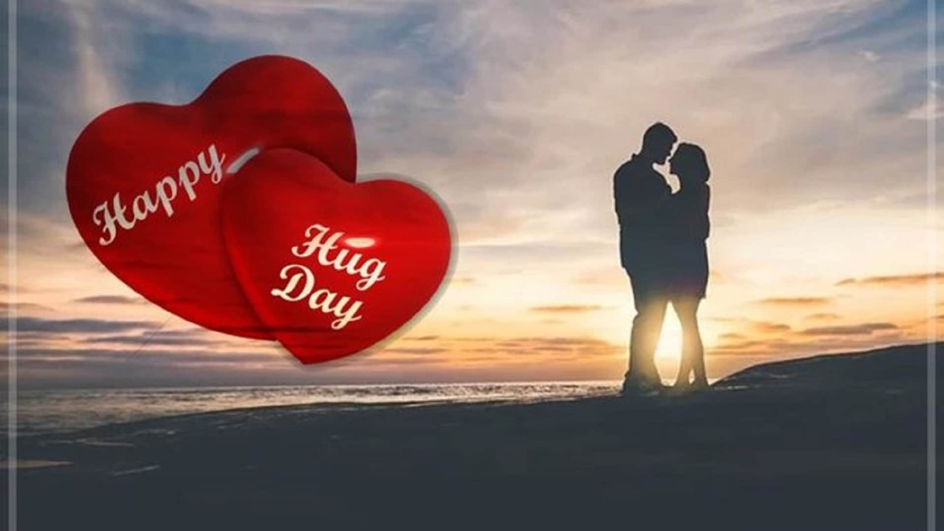 Happy Hug Day 2022 Wishes images quotes messages wallpapers whatsapp and facebook status in hindi