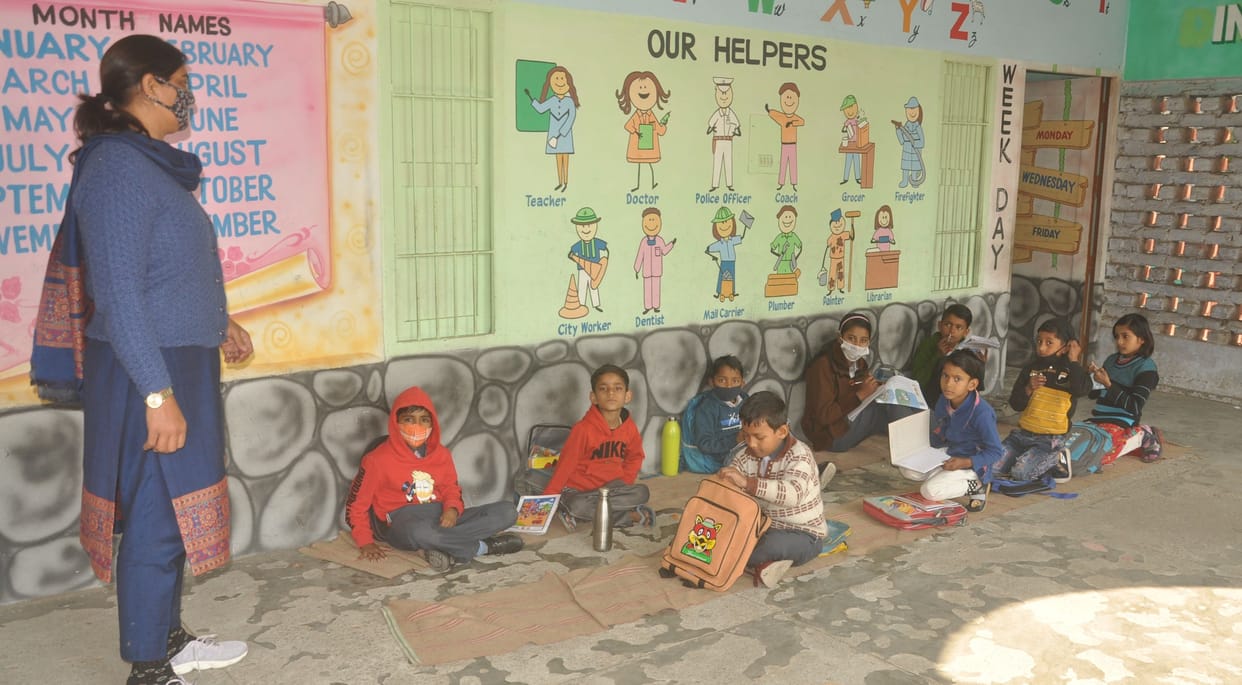 24 percent students reached school on the first day