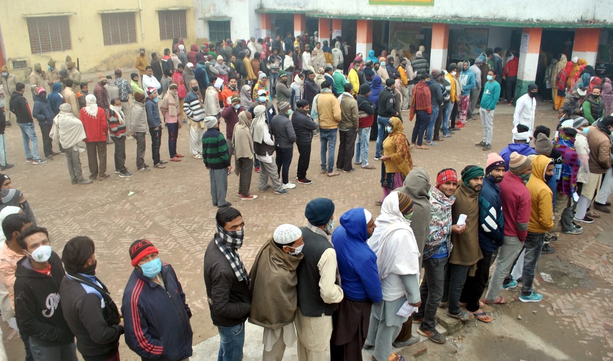 Old records demolished, 69.53 percent polling in the district