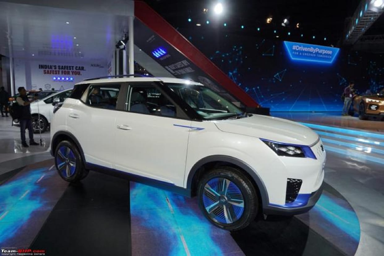 Mahindra XUV300 Electric SUV Mahindra announces launch date for fully electric version of the XUV300 SUV in India electric car electric vehicles in india