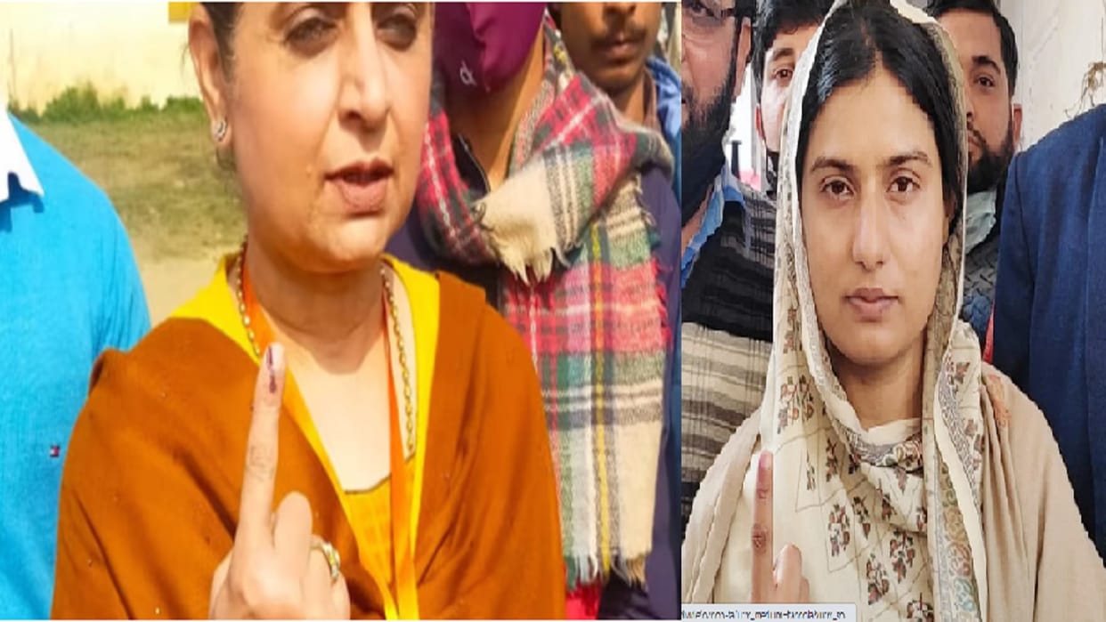 Shamli News: Mriganka and Iqra claimed victory after voting