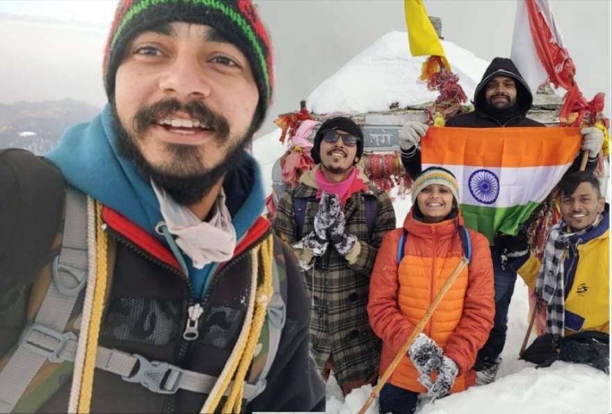Members of Safar Bai Himalaya climbed the Chandrashila peak