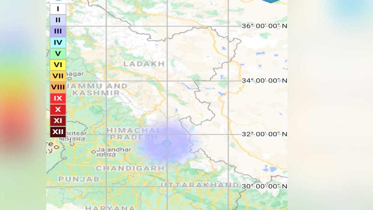 Earthquake tremors again felt in Himachal Pradesh's Kinnaur