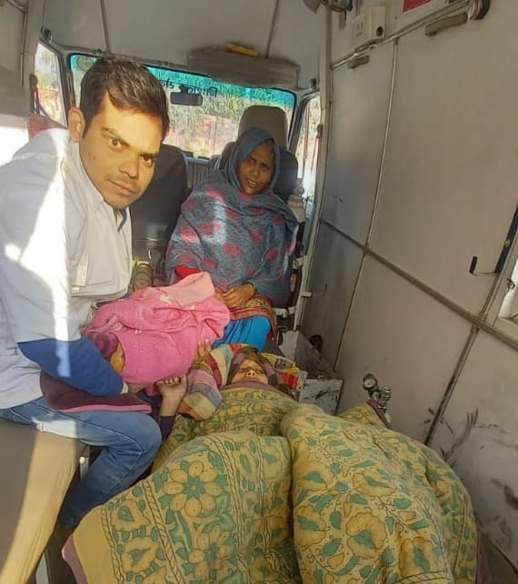 Delivery done in ambulance itself, buzzed