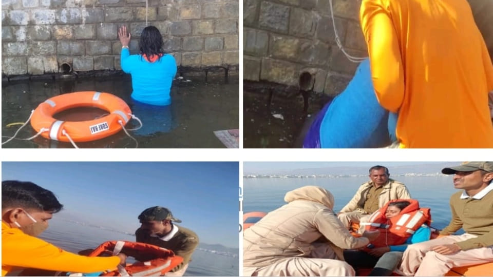 Rajasthan News: Girl Fall In Anasagar Lake Taking Selfie 
