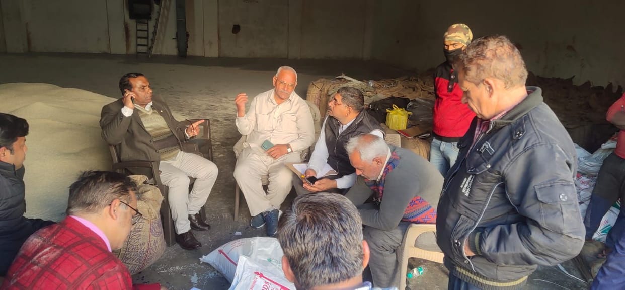 CM Flying Key Raid in Rice Mill, samples filled, sent to Panchkula Lab for testing