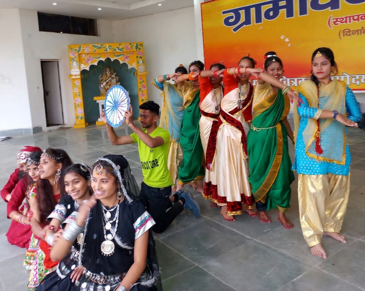 Group and solo dance was celebrated in Gramodaya Mahotsav