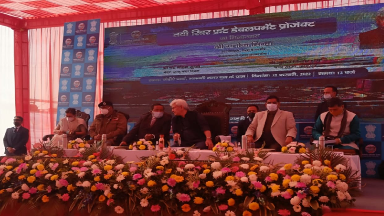 Employment opportunities will increase due to development of tourist destination, LG inaugurated the work of Tawi River Front