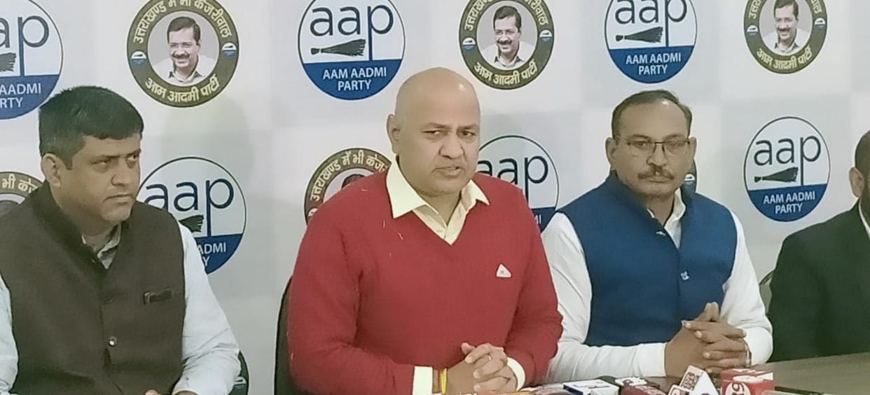 uttarakhand election 2022: under current like Delhi in 2013 seen Uttarakhand also says Manish Sisodia