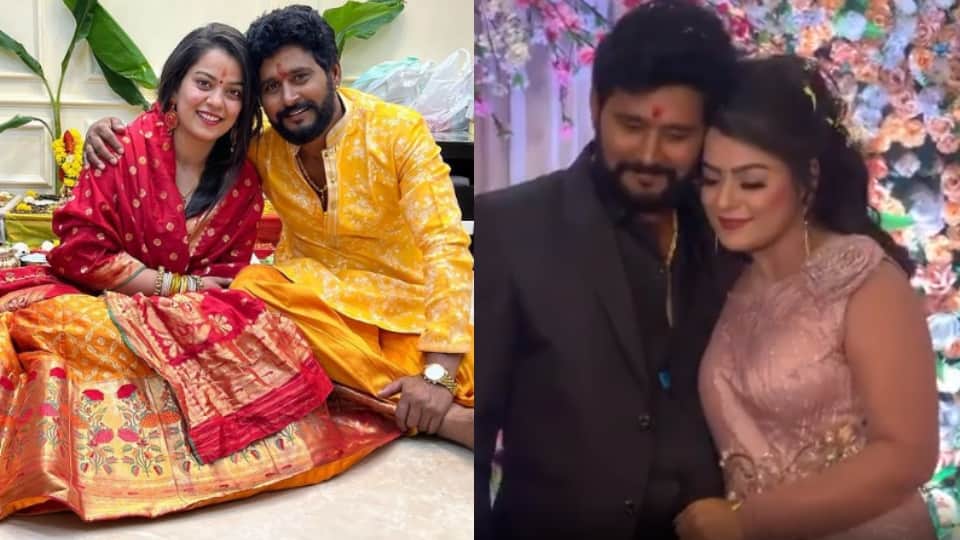 Bhojpuri actress Nidhi Jha engaged with her long time boyfriend and actor Yash Kumar