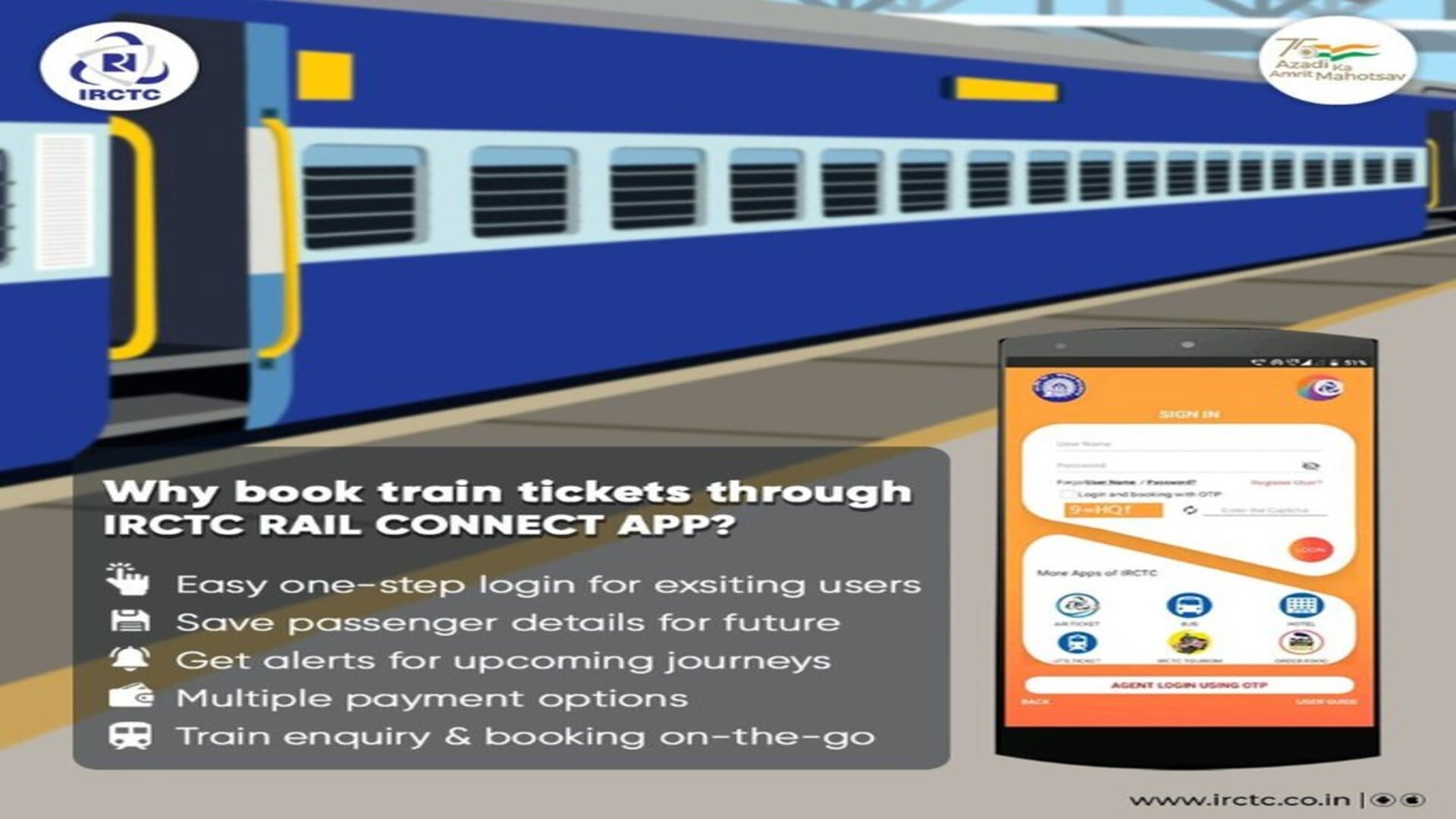 Indian Railways IRCTC says new way to train ticket booking by rail connect app know about this app
