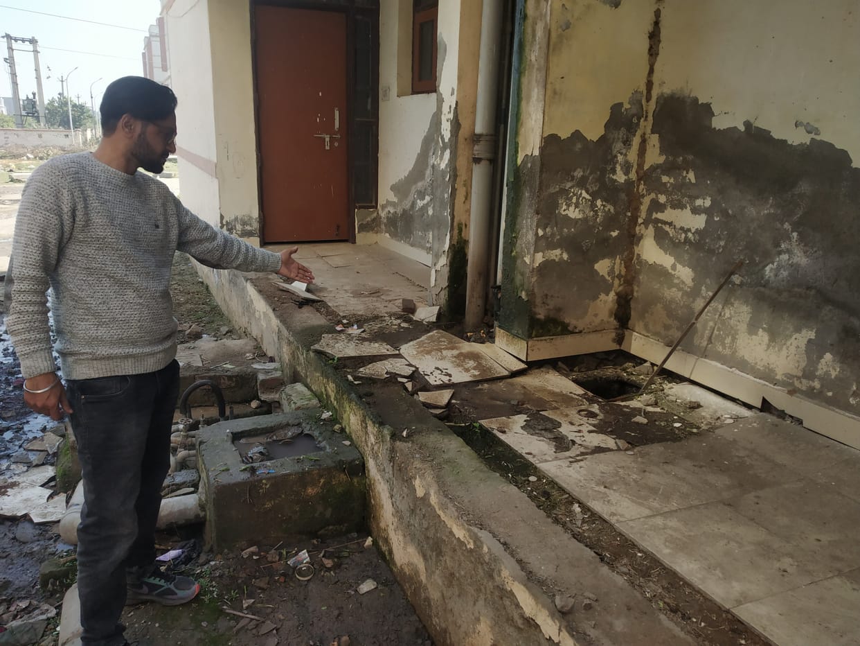 Housing Board flats were dilapidated in nine years, 788 families are in danger