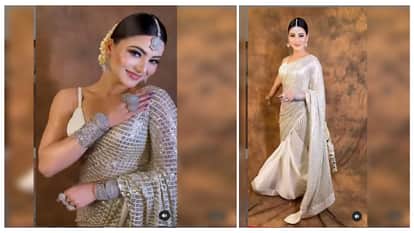 Actress urvashi rautela looking Gorgeous in saree new dance video