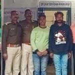47 गायों की तस्करी करते दो आरोपियों को पुलिस ने पकड़ा है।