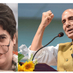 प्रियंका गांधी और राजनाथ सिंह।