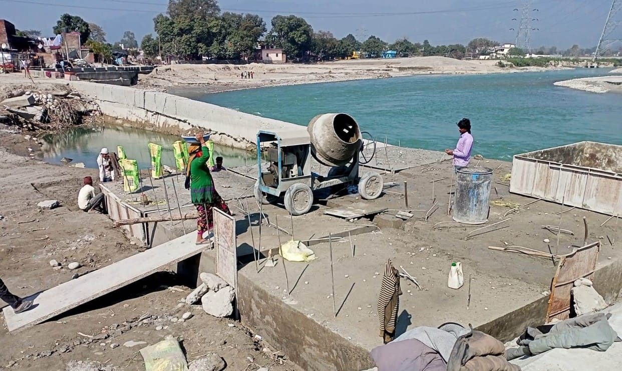 Construction of Snanghat