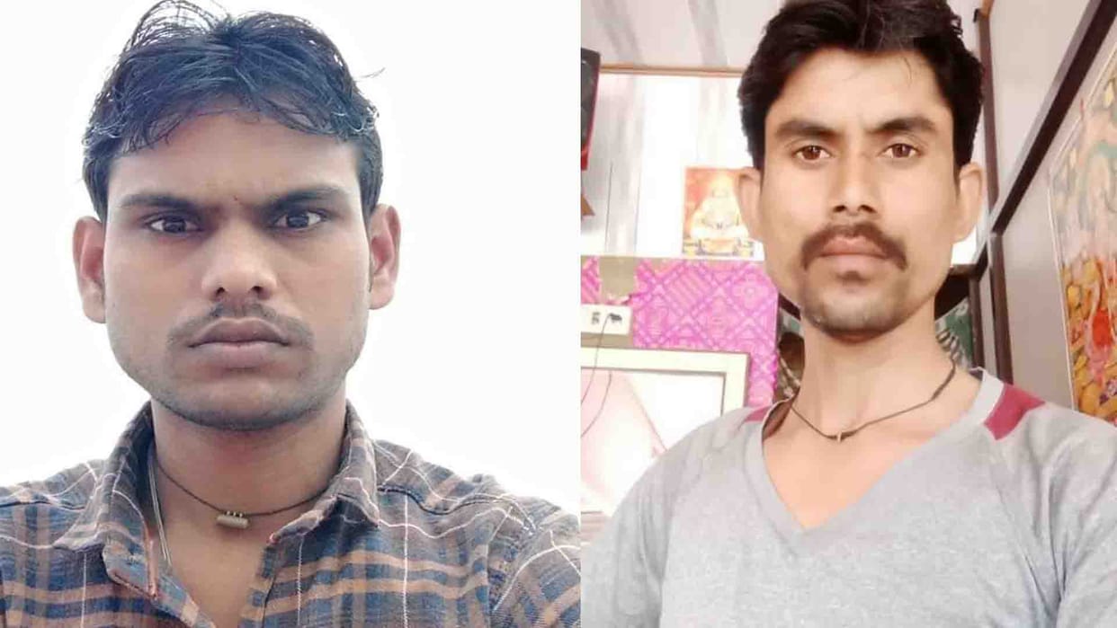 road accident in banda, death of two brothers