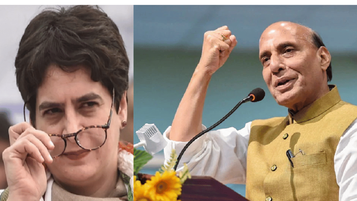 Congress Leader Priyanka Gandhi Vadra wrote to Defense Minister Rajnath Singh to Start Army Recruitment and clear Pending Sena Bharti