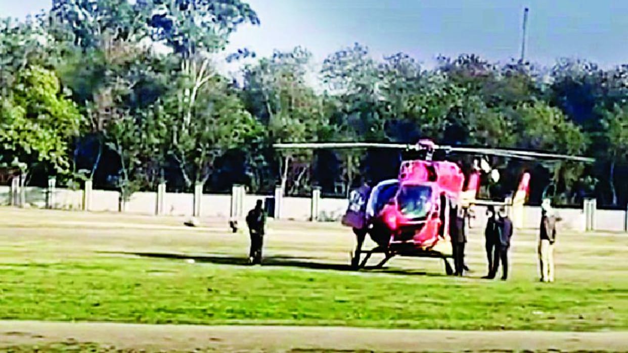 Emergency landing of helicopter of CM Manohar Lal in Ambala
