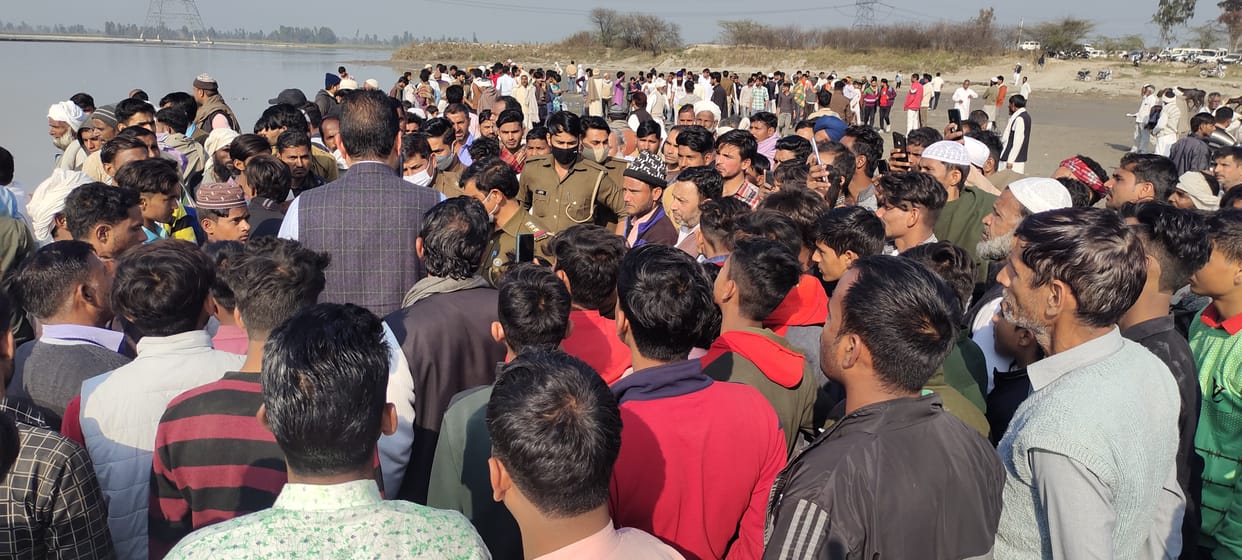 Farmer drowned while crossing Yamuna, did not get a clue