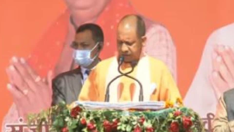 CM Yogi Adityanath and SP chief Akhilesh Yadav targeted each other in Etah Rally