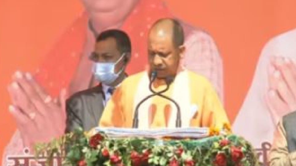 CM Yogi Adityanath and SP chief Akhilesh Yadav targeted each other in Etah Rally