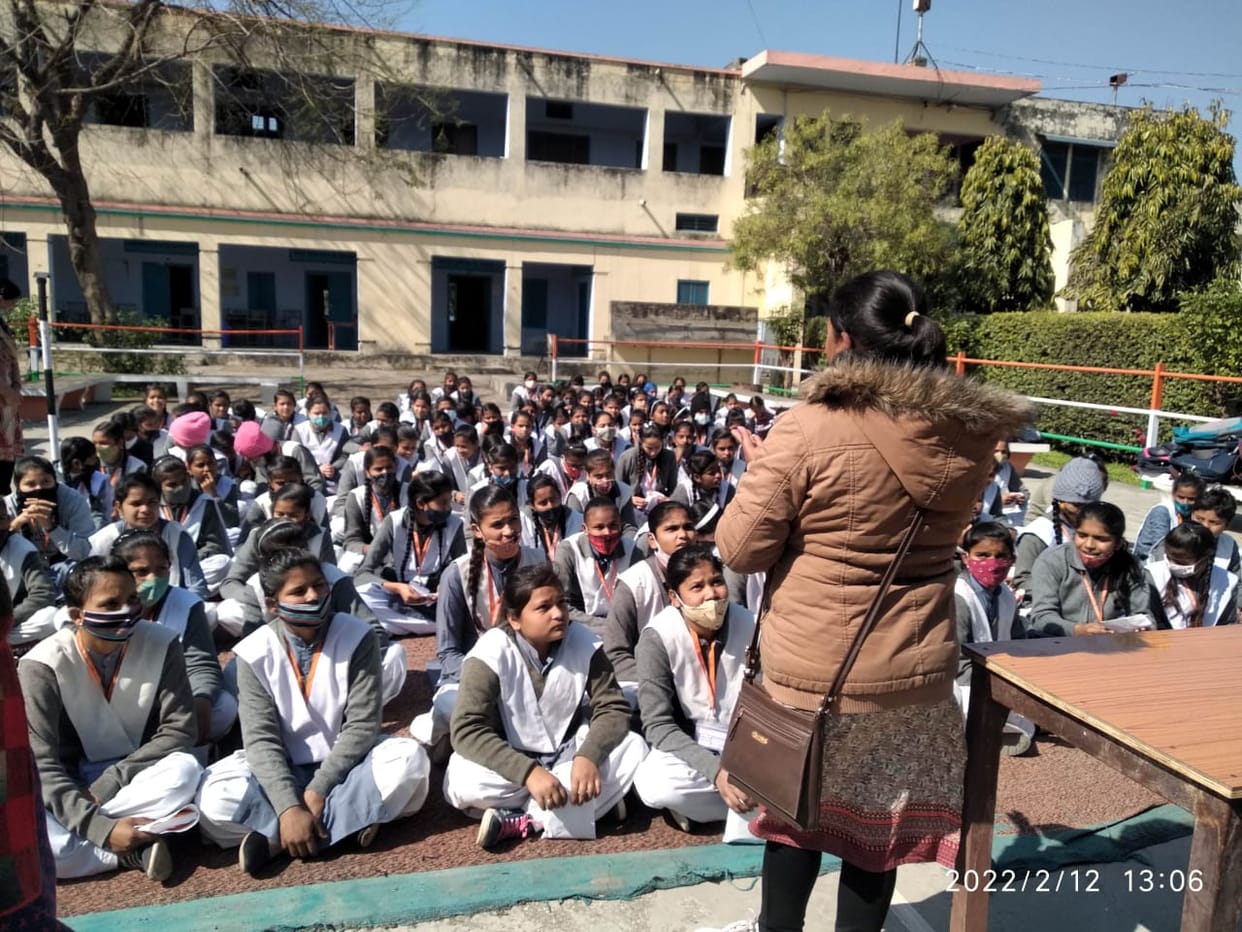 Daily useful items distributed to the girls