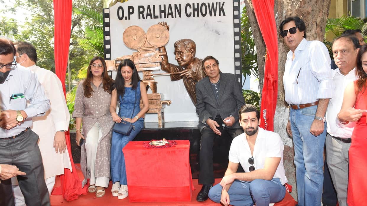 OP Ralhan Chowk inaugurated in Mumbai in honor of legendary producer director writer OP Ralhan