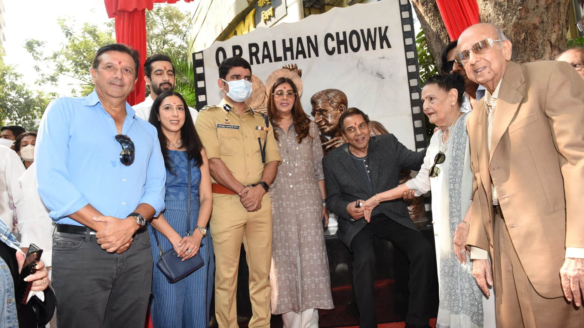 OP Ralhan Chowk inaugurated in Mumbai in honor of legendary producer director writer OP Ralhan