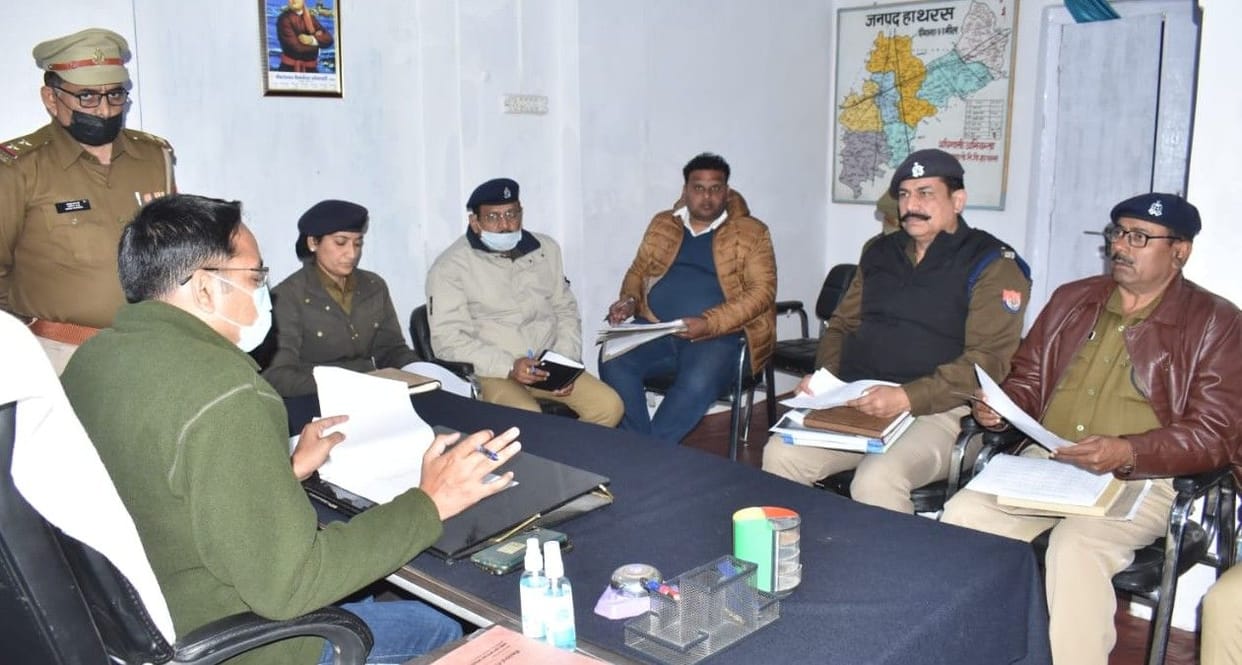 Hathras: Blueprint drawn for deployment of police force at polling stations