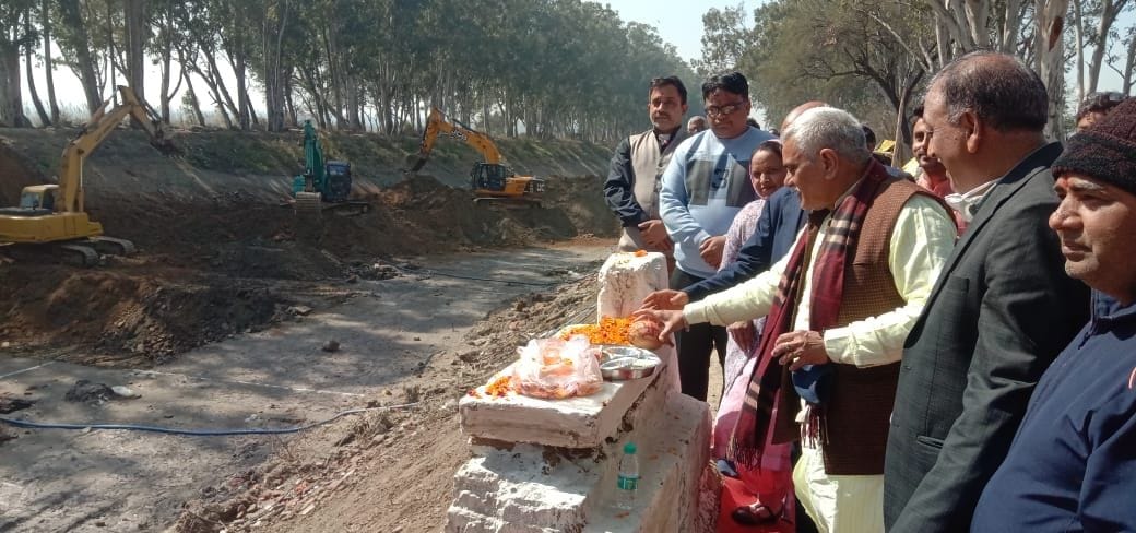 Construction of cross regulator started at JLN, will get relief from drinking water crisis