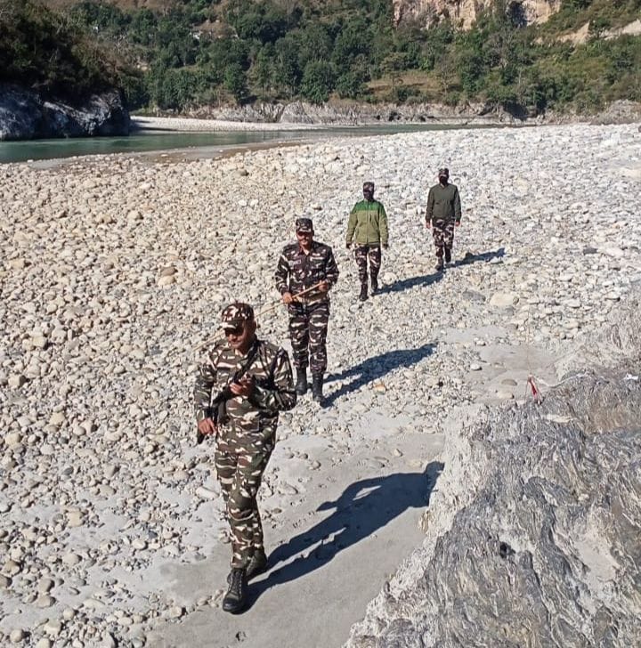 In view of the assembly elections, patrolling on the banks of the Kali river