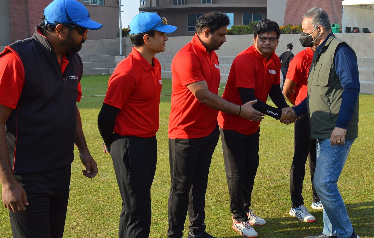 HCL and Media XI team won, Nitin Sharma and Hemant were the man of the match