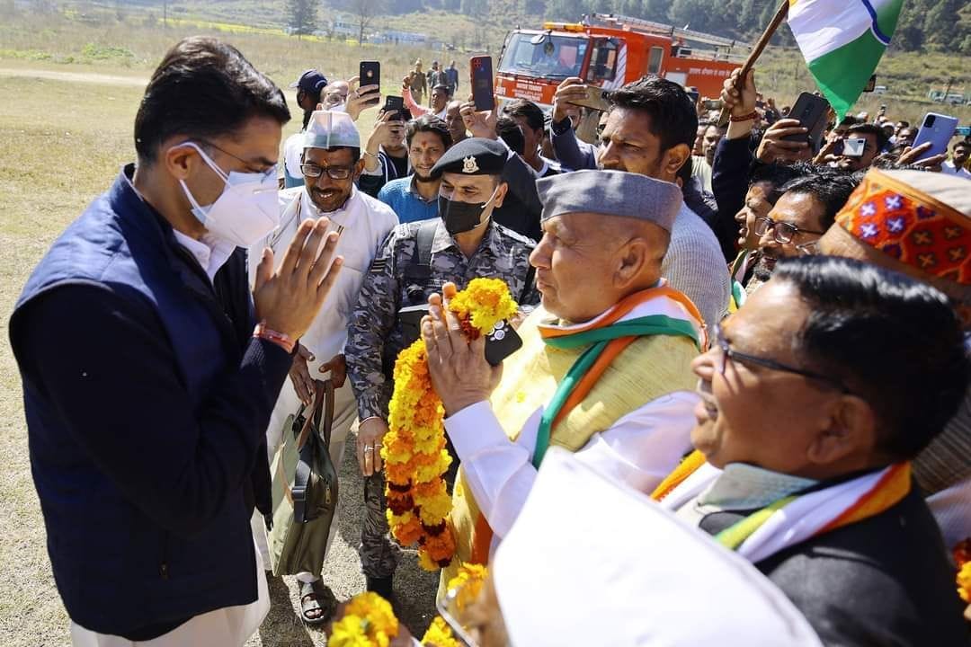 Sachin Pilot Adressed rally