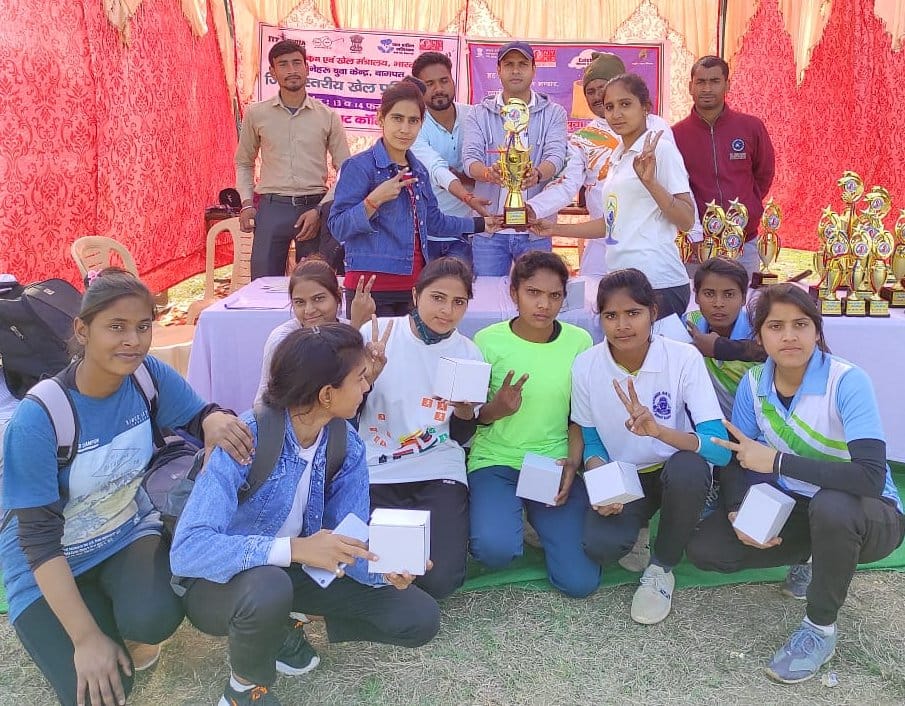 Players showed stamina in sports competition