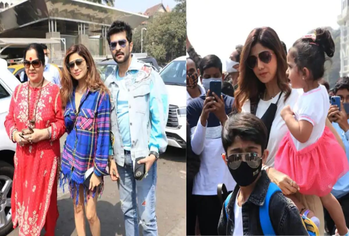 Shetty Family: After the summons Shilpa Shetty went for a trip to alibaug with sister Shamita and mother Sunanda Rakesh Bapat also appeared