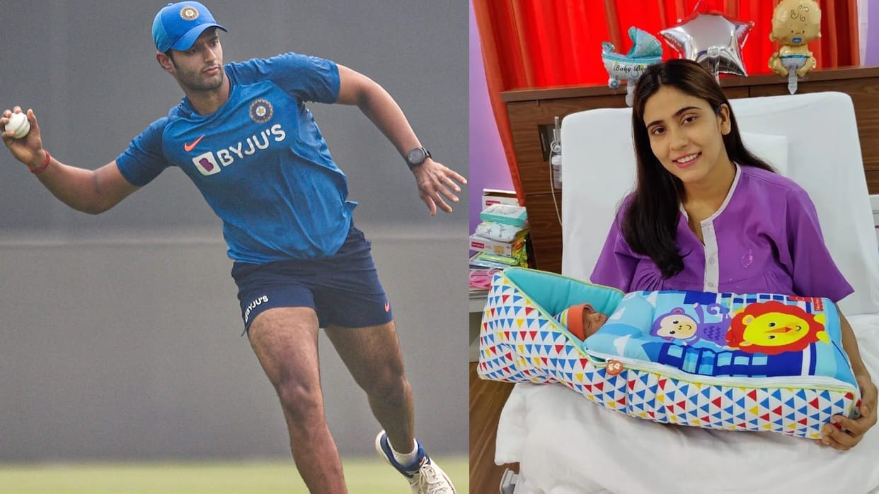IPL Auction 2022 Shivam Dube got double good news became father first then Chennai Super Kings bought in ipl mega auction