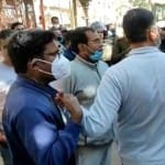 भिंड: घटनास्थल पर मौजूद कलेक्टर और व्यापारी