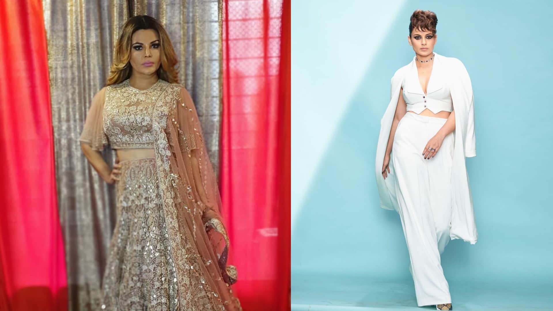 Rakhi Sawant Challenges Kangana Ranaut Saying Dum Hai Toh Ek Saal Bhi Lockupp Chalake Dikhao